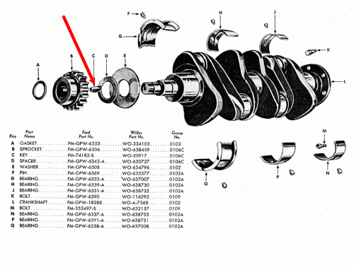 woodruff crankshaft